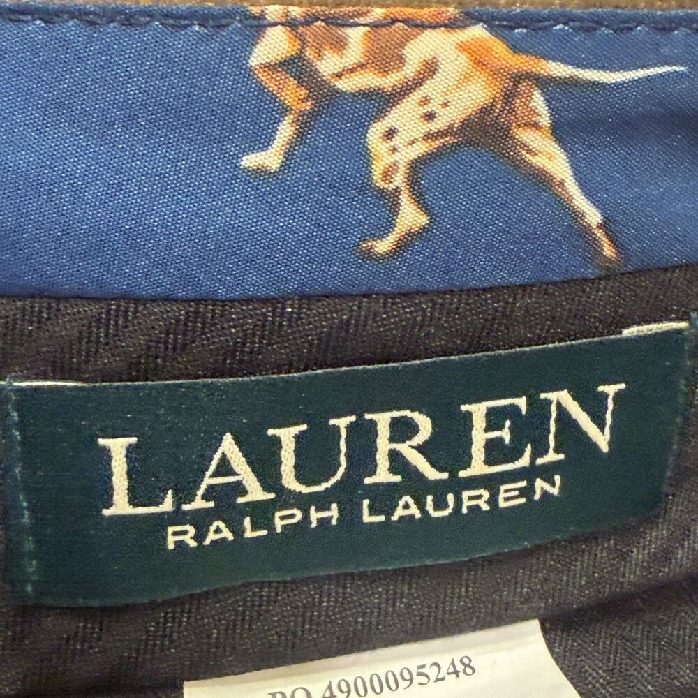 Lauren Ralph Lauren Corduroy Straight Leg Pants Textured Classic 40x32 Brown - Picture 4 of 10